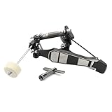 Single Bass Drum Pedal Kicks Drum Pedal Double Chain Drives Adjustable Beater Head Pedale Drum Accessories Easy To Use