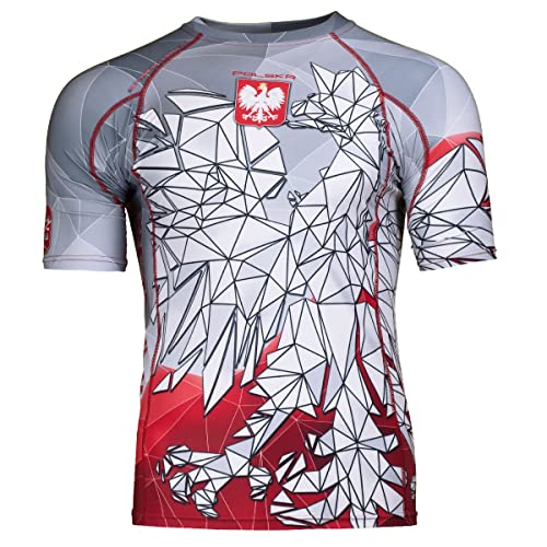 EXTREME HOBBY Kurzarm Rashguard, Herren-Sport-T-Shirt, Fitness-T-Shirt, Kompressionsshirt, Shortsleeve, Funktionsshirt Bodybuilding MMA Boxing