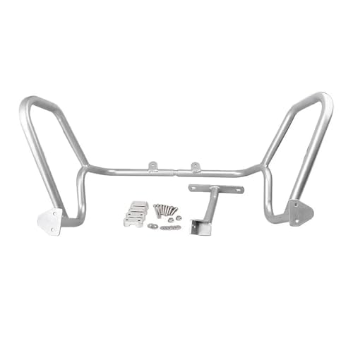 Motorrad Crashbars Für R1200GS LC 2013 2014 2015 2016 2017 2018 Motor Crash Bar Motor Schutz Abdeckung Tank Bar Stoßstange Rahmen Schutz Motorschutz Sturzbügel(Upper Bumper Silver)