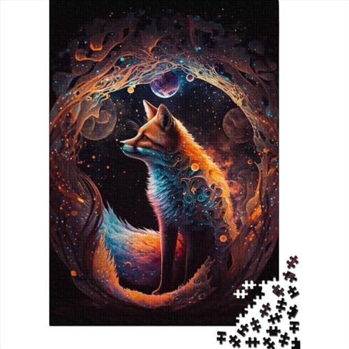 Art Fox Holzpuzzles Puzzles für Erwachsene und Jugendliche, Puzzle für Erwachsene und Jugendliche, interessante Puzzles zur Stressreduzierung (Größe: 52 x 38 cm)