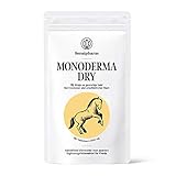 Sensipharm Monoderma Dry - Hilft Natürlich bei Trockenes Ekzem, Juckreiz, Haut, Fell, Probleme - 180 Tabletten a 1000 mg. für Pferde