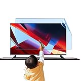 XQHD 65 Zoll Tv Entspiegelungsfolie LCD-Displayschutz Anti-Blaulicht, Anti-Strahlung Blendschutz Helfen Sie Besser Zu Schlafen,Matte-65in(1429X804) mm