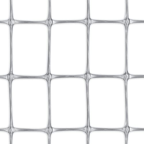 Tenax 8ft 1A130307 Millennium Mesh Zaun ähnliches Metall/Kunststoff Silber