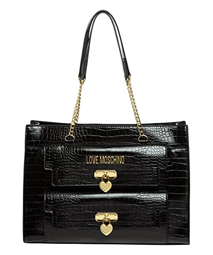 Love Moschino damen Schultertasche black