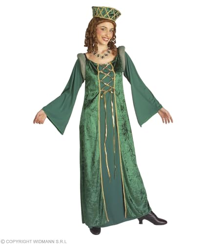 Widmann 44263 - Kostüm Eleonore, Kleid und Hut, Königin, Prinzessin, feine Dame, Renaissance, Verkleidung, Karneval, Mottoparty