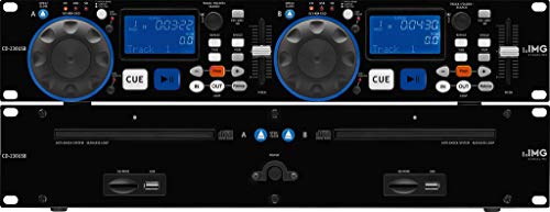 IMG STAGELINE CD-230USB DJ Doppel CD MP3 Player