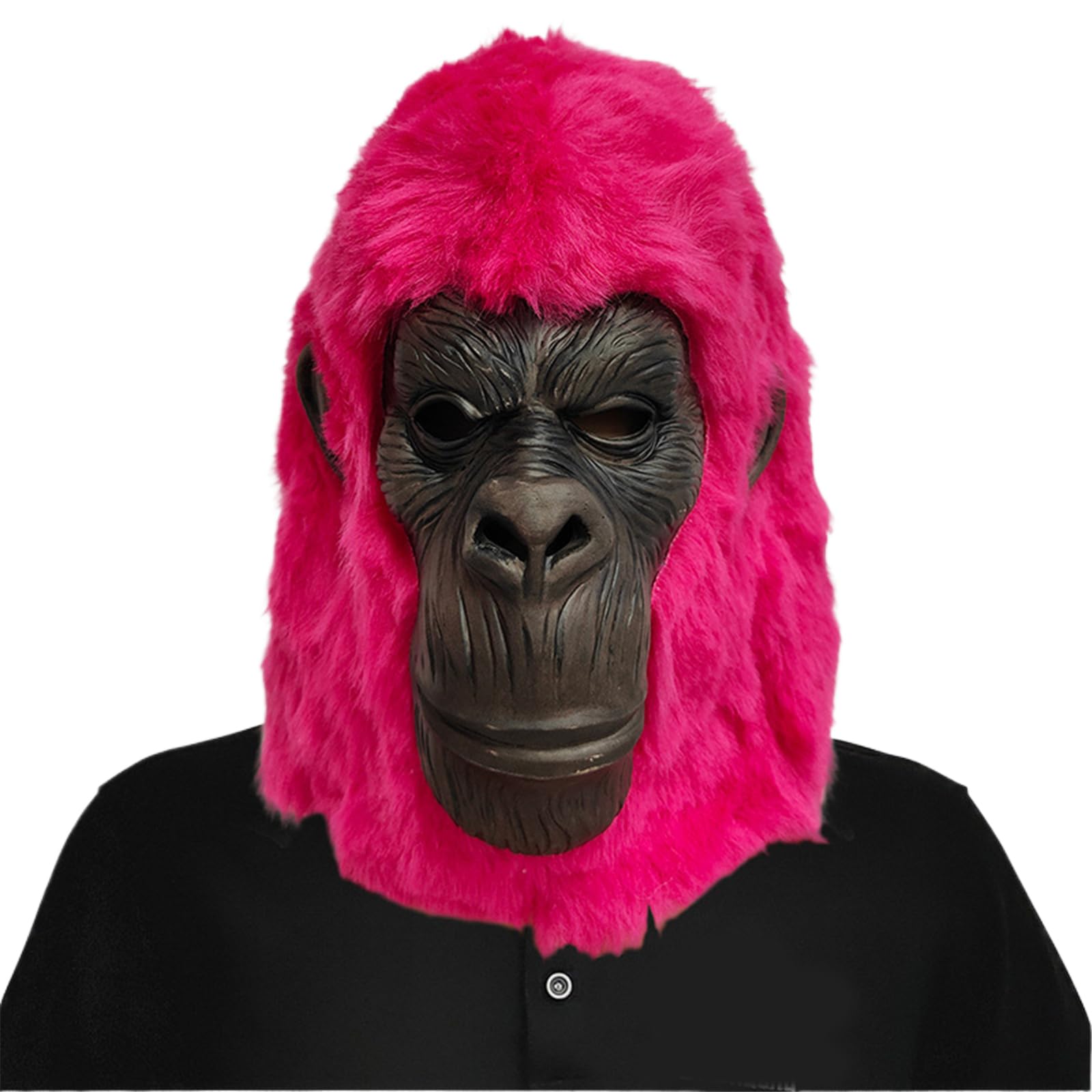 SANRLO Monkey Coslay Halloween Dress Up Full Head Latex For Women Man Halloween Party Carnivals Cosplay Party