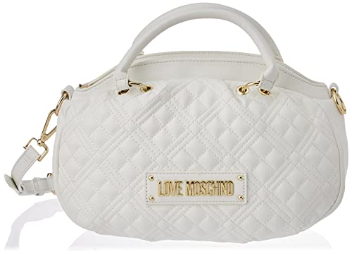 Love Moschino Damen BORSA A SPALLA Umhngetasche, Weiß, Einheitsgröße