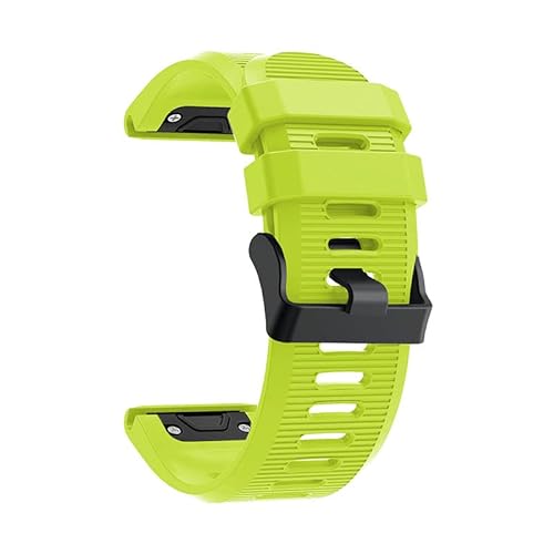 OPKDE 26 mm Schnellverschluss-Armband für Garmin Fenix 6X Pro 5X, Silikonband, Ersatzarmband für Fenix 3 3HR Uhrenarmband, 26MM Fenix 6X Pro, Achat