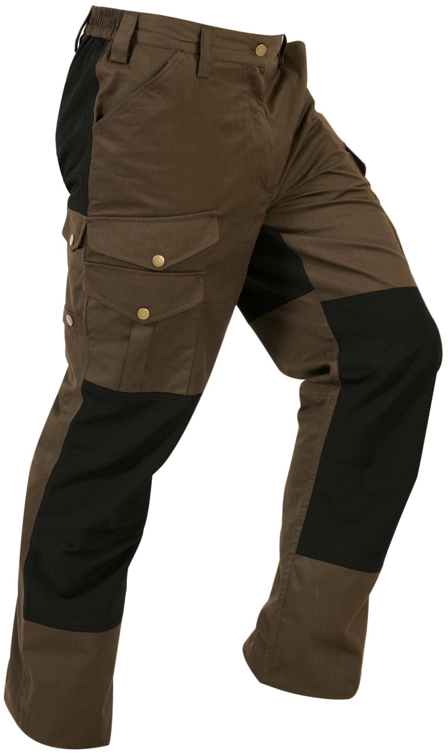 La Chasse® leichte Stretch-Funktionshose Kiruna Jagdhose Herren braun/schwarz Jägerhose wasserabweisend Dehnbund von Oefele Jagd