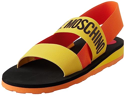 Love Moschino Damen Ja16033g0gjn440a Platform Sandalen, gelb, 35 EU