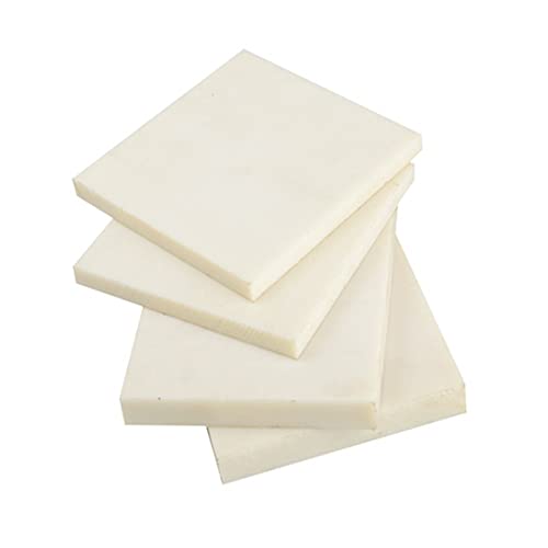 Polyamid-Platte, 1 Stück PA-Blatt, Weiße Farbe, Nylon-Plattenform, Form, Planke, Isoliermaterial, Heimwerker-Werkzeug, Hochfester Kunststoff (Color : White, Size : 15x100x150mm)