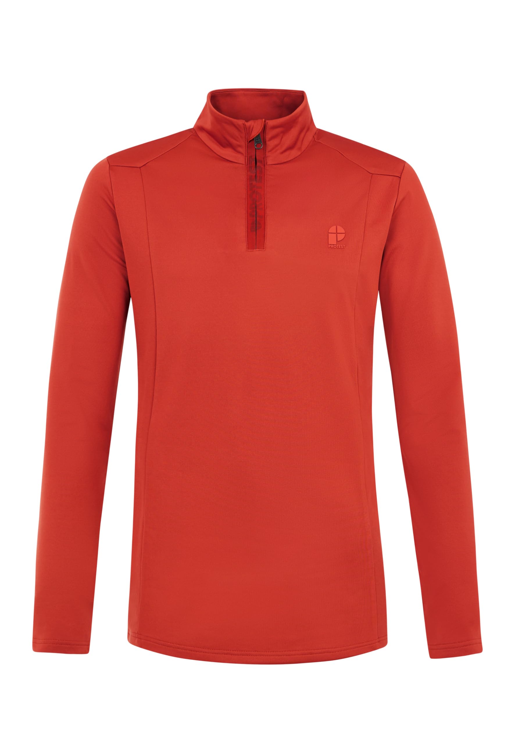 Protest Men 1/4-Reißverschluss REWILL 1/4 Zip Active top Burnt Orange XXL