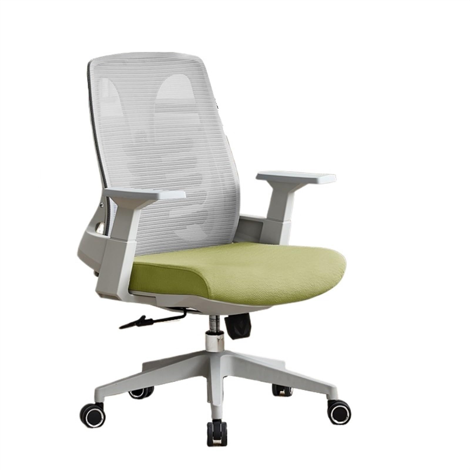 FUHAI-666 Bürostühle Ergonomischer Bürostuhl Ergonomischer Stuhl Bequemer sitzender Computerstuhl Home Waist Study Chair Konferenzstuhl Liftsitz Schreibtischstuhl(Green)