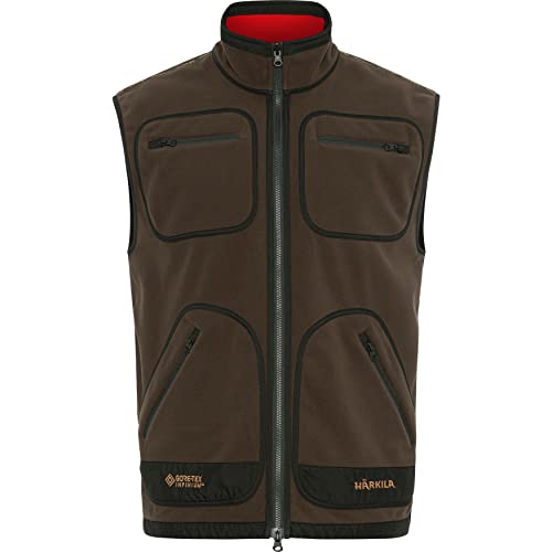 Harkila Kamko Fleece Waistcoat Brown/Red