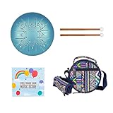 8-Tone Steel Tongue Drum C Key Percussion Instrument Handpan Drum Unique 12 Ethereal Drum For Beginner Kids