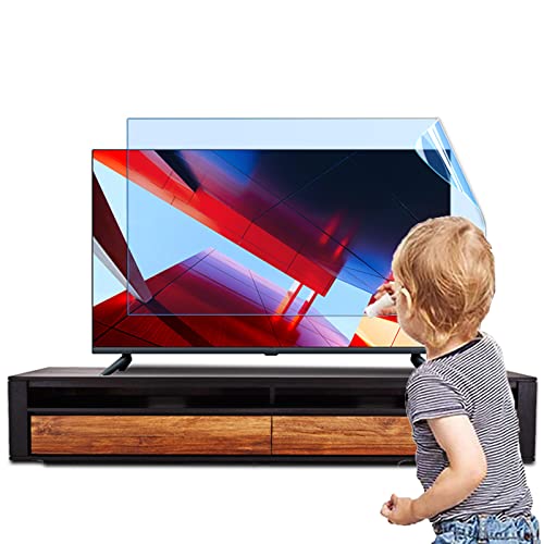 XQHD LCD-Displayschutz Blendschutz Anti-Blaulicht, Tv Entspiegelungsfolie TV-Schutzfolie Anti-Strahlung Helfen Sie Besser Zu Schlafen,Matte-32in(698X392) mm