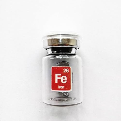 Phiole Fe Element Eisen Flasche Hochreinheit 99,9999% 5N Flasche abgefüllt Metall Eisen Sammlung Geeignet