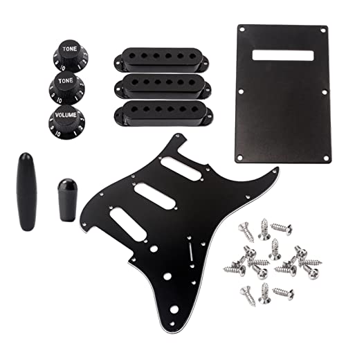 ZENGXUE Full Set Pickguard Accs- Schrauben Tone Volumn Knöpfe Pickup- Abdeckungen Für NS Gitarre Humbucker Tonabnehmer Set