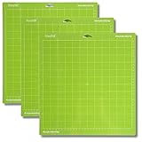 Standard Grip Vinyl-Schneidematte – 3 Stück (30,5 x 30,5 cm) für Vinylhersteller und Explore Schneidemaschinen, klebrige, rutschfeste, langlebige Bastelmatte, Ersatzzubehör für Schneidemaschine