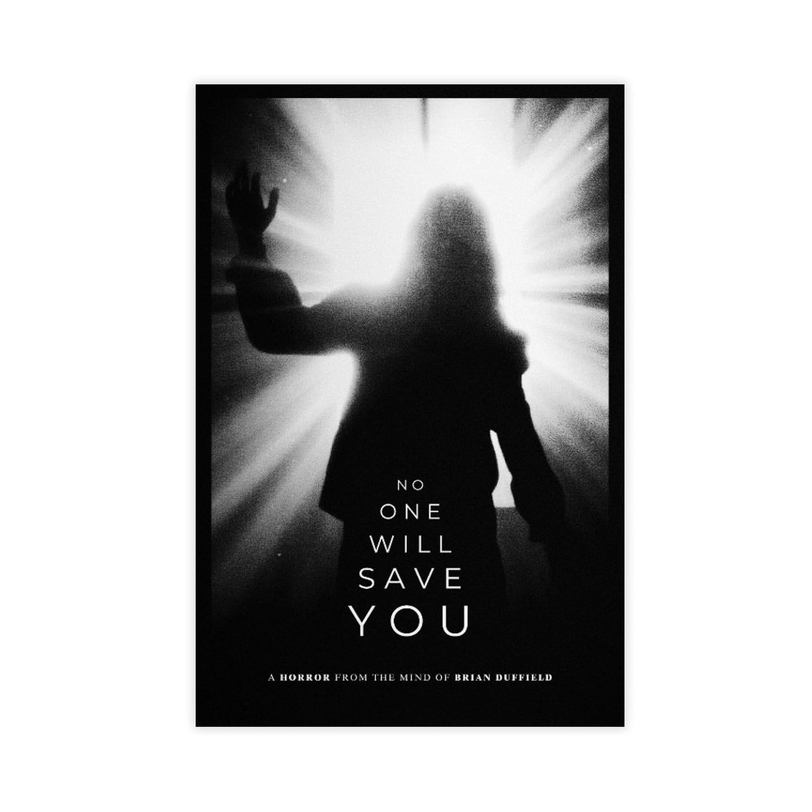 biegzc Filmposter "No One Will Save You" (2023), Leinwand-Poster, Schlafzimmer, Dekoration, Landschaft, Büro, Raumdekoration, Geschenk, 50 x 75 cm