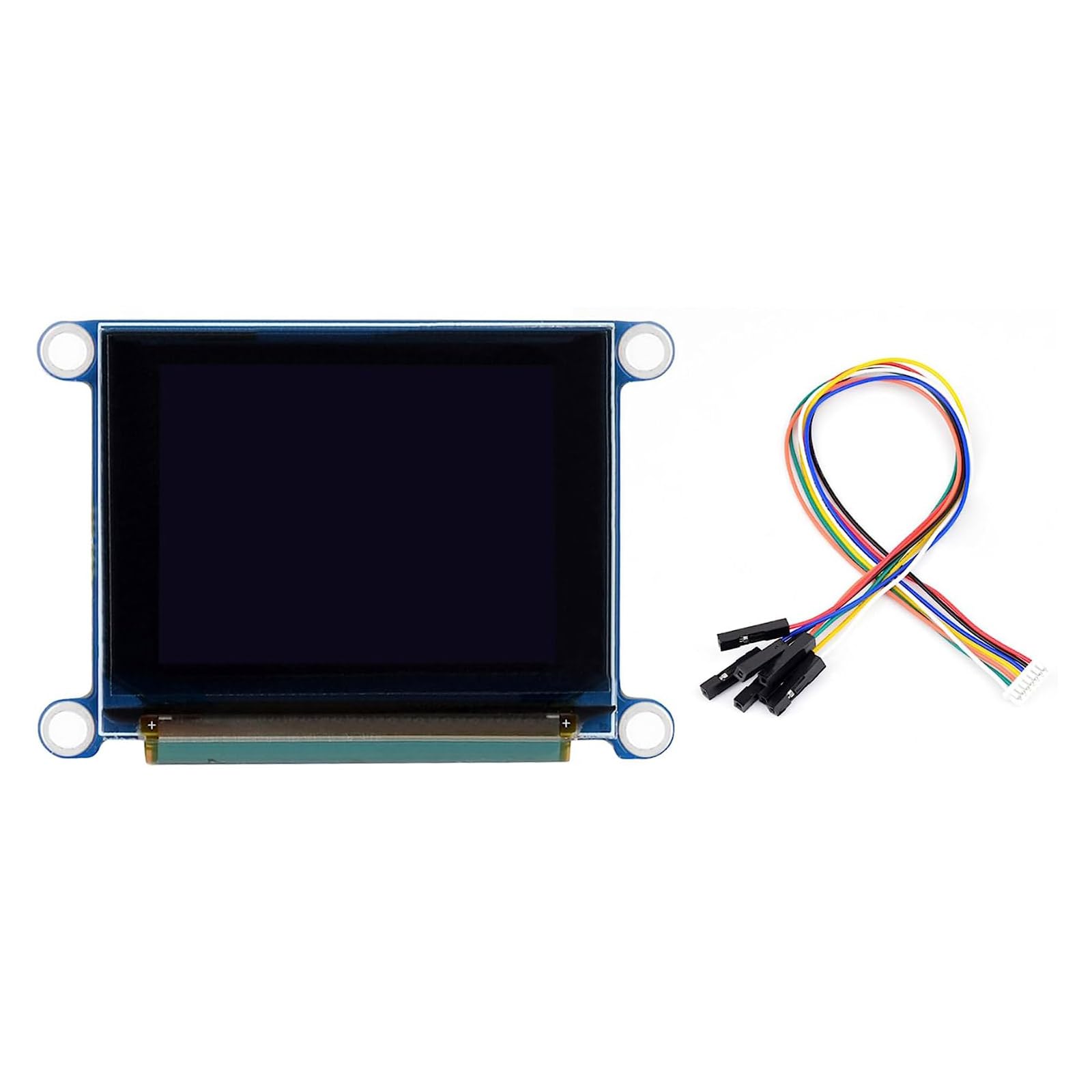 Mllepjdh 1 27-Zoll OLED Anzeigemodule Für Raspberry Project Hochauflösende Satte Farben SPI Connect OLED Anzeigemodule