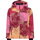 CMP - Kid G Kapuzenjacke mit Druckknöpfen, Anemone-Fuxia-Glanz, 140