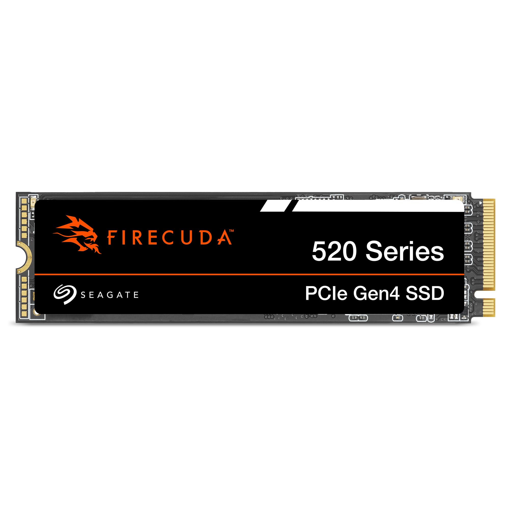 Seagate FireCuda 520 2TB interne SSD, M.2 PCIe Gen4, NVMe 1.3, bis zu 5000 MB/s, 3D TLC NAND, schwarz, 3 Jahre Data Rescue Service, Modellnr.: ZP2000GV3A012