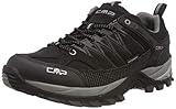 CMP Herren Rigel Low Shoe WP Trekking Shoes, Nero Grey, 42 EU