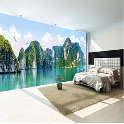 XLMING Hochauflösende Guilin-Landschaft 3D Tapete Wohnzimmer Sofa Schlafzimmer Esszimmer Home Dekoration Wand-200cm×140cm