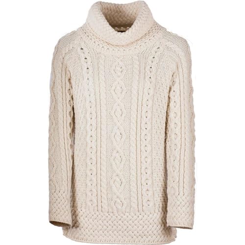 WALKER AND HAWKES Whitemore - Damen Pullover aus Merinowolle - Perlfarben - M