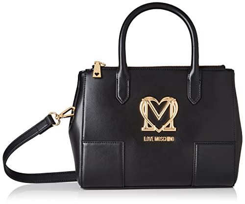 Love Moschino Damen Jc4410pp0fkq000 Handtasche, Schwarz, Einheitsgröße