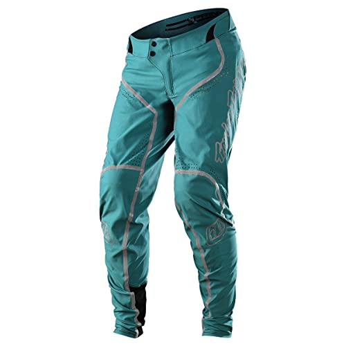 Troy Lee Designs Unisex – Erwachsene MTB Hose, Grün Weiß, 30