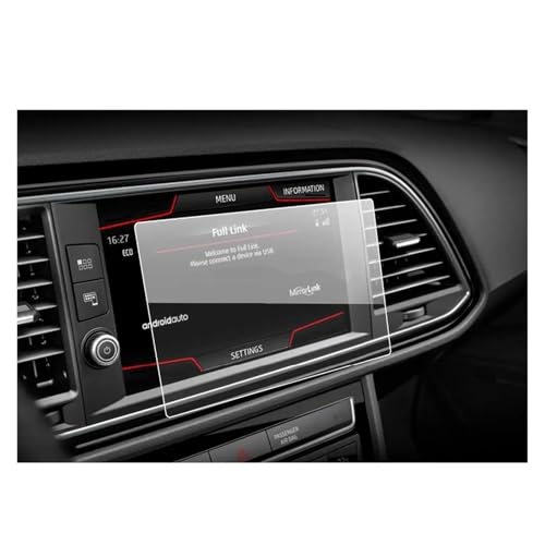 Für Leon Für X-Perience 8 Zoll 2017 Auto-Displayschutzfolie GPS-Navigation Touch Center Display Auto-Innenausstattung Navigation Schutzfolie Navigations-Displayschutz