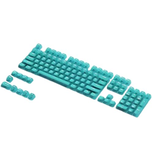 Zkydhbd Keycaps Stilvolle PC-Tastenkappen, 114 Tasten, für 61/64/68/84/85/87/98/100/104/108 mechanische Tastaturen