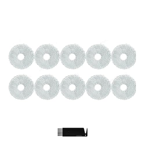 CEPAIXN Kompatibel for Xiaomi S10+ / S10 Plus B105. Saugroboter, Ersatzteile, Zubehör Hauptseitenbürste Hepa-Filter Mopp Lappentuch(Set P)