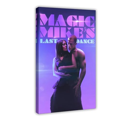 biegzc Filmposter "Magic Mike's Last Dance" (2023), Leinwandposter, Wandkunst, Dekordruck, Gemälde für Wohnzimmer, Schlafzimmer, Dekoration, 30 x 45 cm