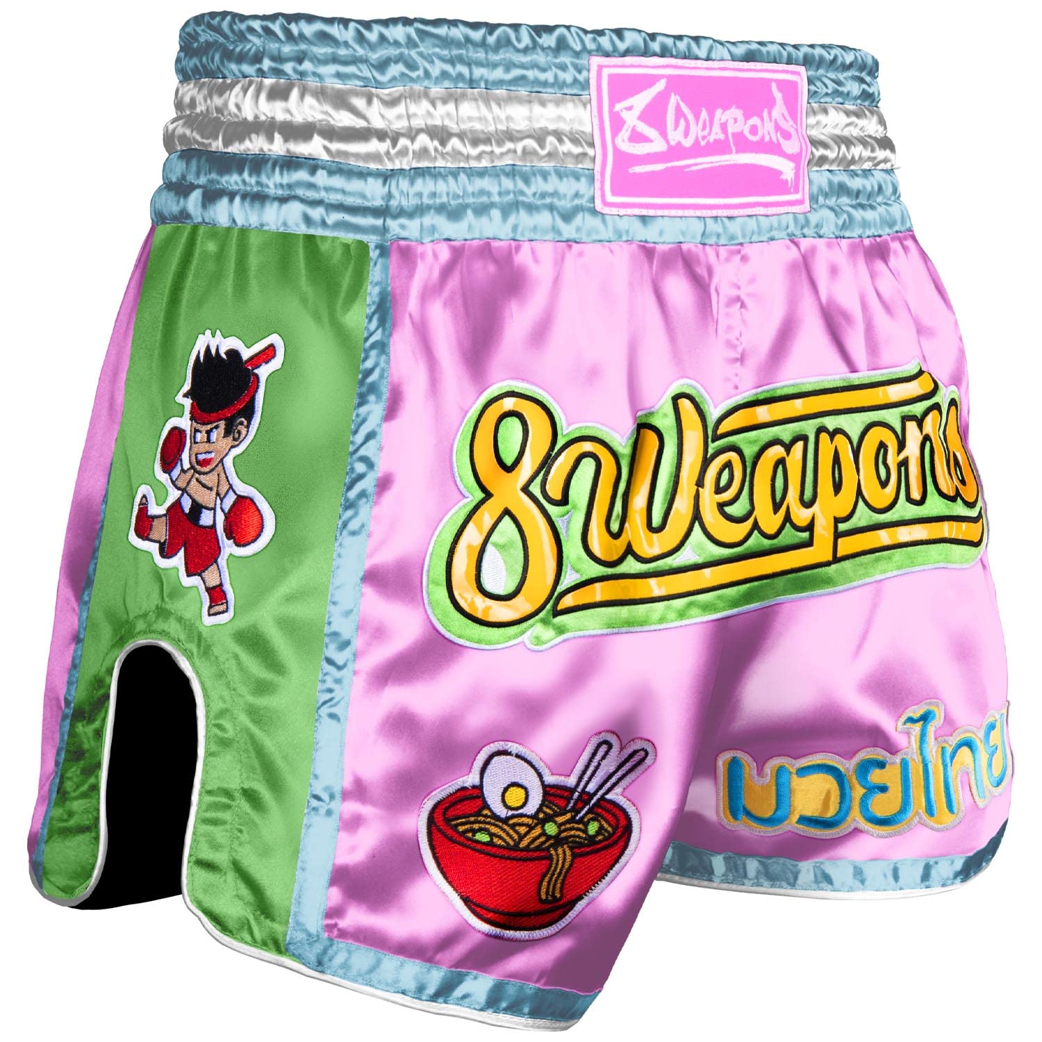 8 Weapons Muay Thai Shorts, Yummy, pink (XXL)