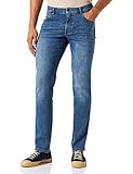 bugatti Herren 3038D-86676 Straight Jeans, Blau, 4032