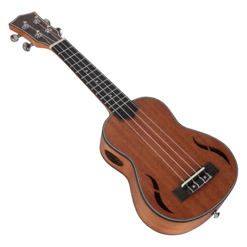 Holz-Ukulele für Anfänger, 53,3 cm, Holz-Ukulelen-Set für Kinder, Erwachsene, Studenten, Anfänger, professionelles Ukulelen-Set mit Tasche