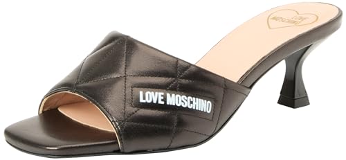 Love Moschino Damen Ja28025g0iie0000 Sabotd.ROCCHETTO55 Nappa SCHWARZ, 38 EU