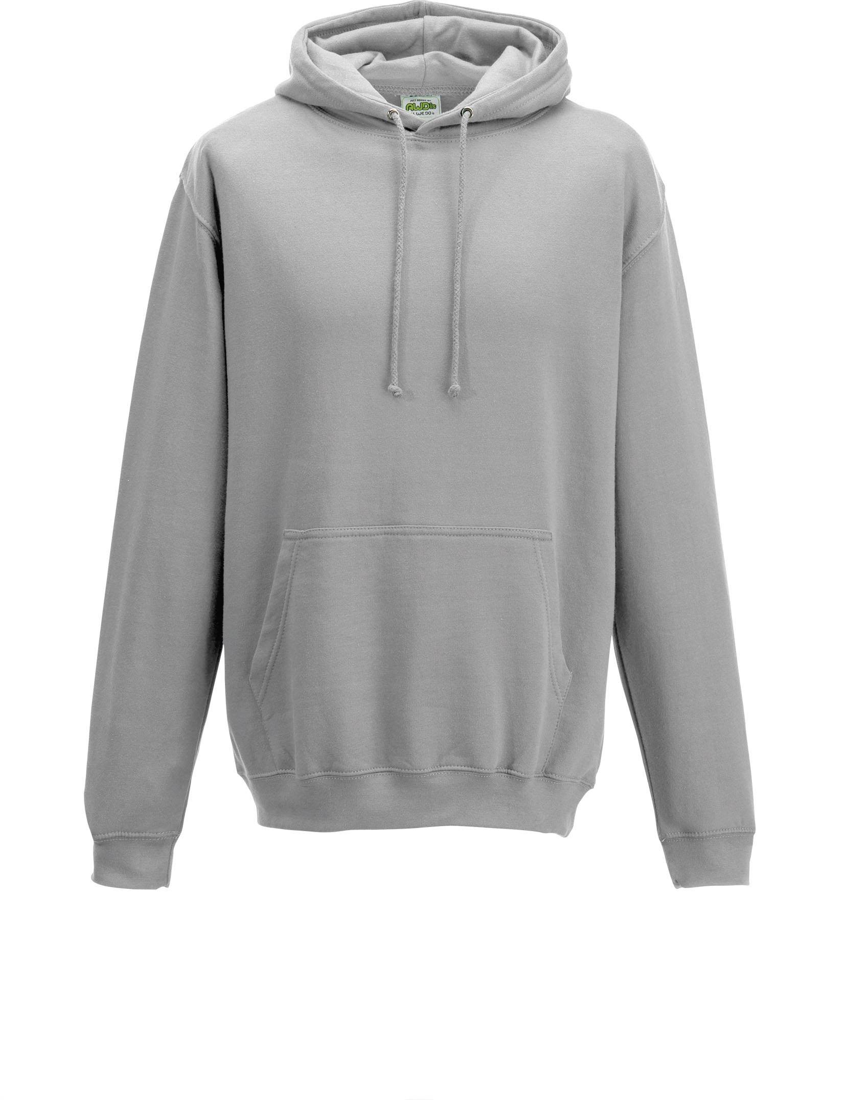 Just Hoods College Hoodie, Moondust Grey, L