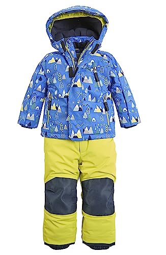 first instinct by killtec FISW 34 MNS Jckt and PNTS 3 in 1 Skioverall/Schneeanzug mit abzippbarer Hose und Kapuze, wasserdicht, royal