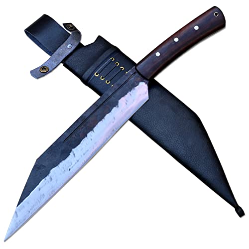 30 cm langes Klingen-Seax-Messer – echtes funktionierendes Seax-Hackmesser – Machete – geschmiedetes Seax-Messer – Messer – handgefertigt in Nepal – schärfen – sofort einsatzbereit