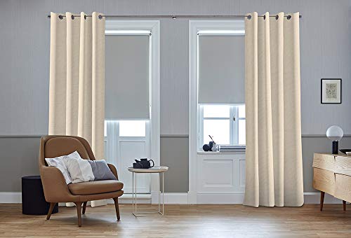 SG Home Ösenvorhang nach Maß beige, 190L/130W, Jades verfügbar - Andere Größen verfügbar