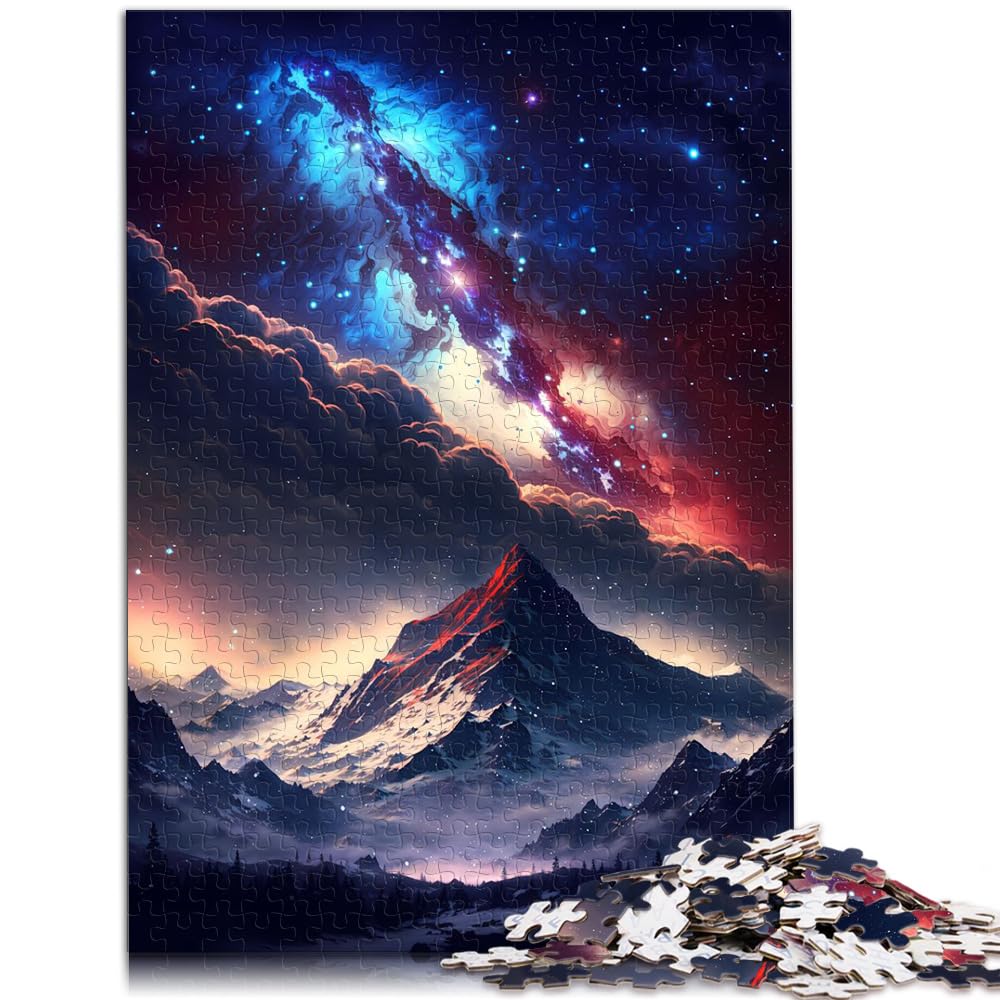 Das Holzpuzzle „The Great Galaxy Mount ganze Familie und besteht aus 1000 Teilen (50 x 75 cm).