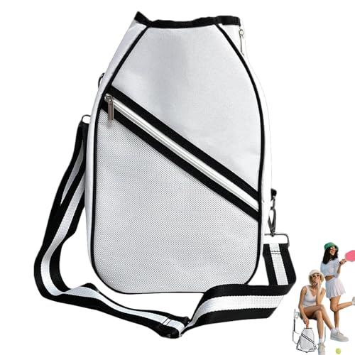 Schultertasche für Schläger, Schlägertasche, Schlägertasche, Schlägertasche für Damen und Herren, leichte Umhängetasche für Tennisschläger, Badmintonschläger