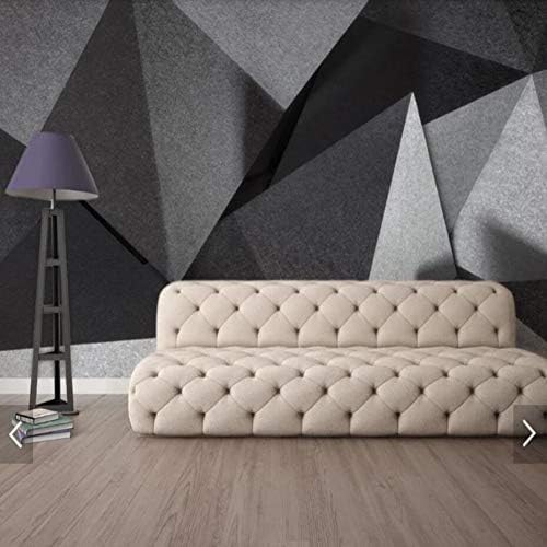 Abstraktes Graues Dreieck 3D Tapeten Wanddekoration Fototapete Sofas Wohnzimmer Wandbild Schlafzimmer-430cm×300cm