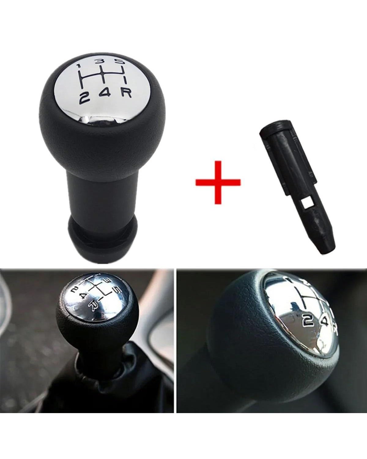 Schaltknauf Universal 5 Geschwindigkeit Für Xsara Picasso Für Peugeot 307 Mt Schaltknauf Stick Hebel Stift Handball Griff Kunststoff Adapter Shift knob(A Style)