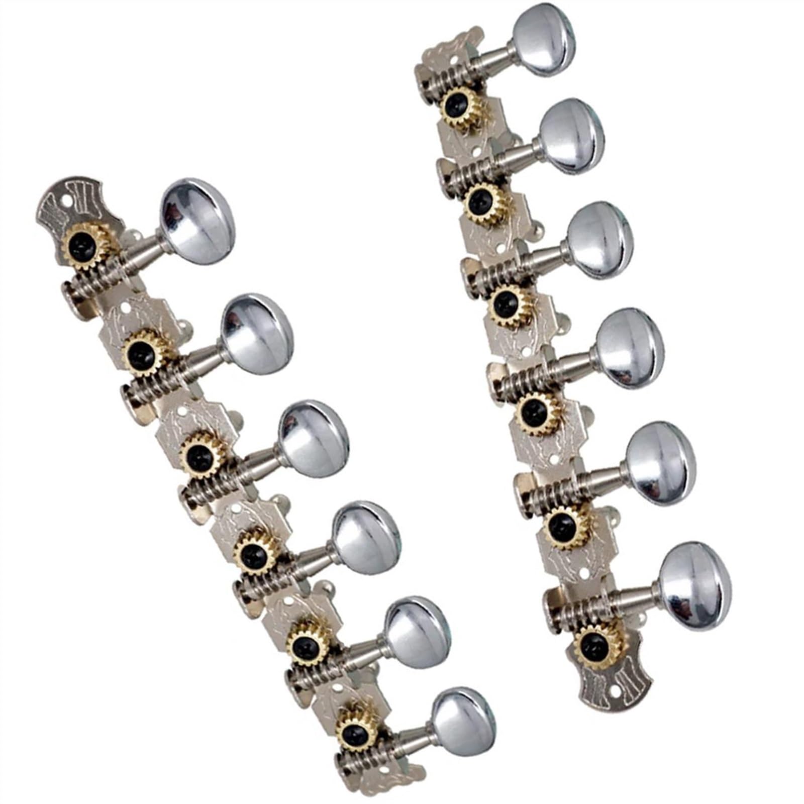 Strings Tuning Pegs Mechaniken Für Gitarre 12-saitige Akustikgitarren-Stimmnadeln, Stimmschlüssel, 6L und 6R, runder Maschinenkopf, Ersatzteile